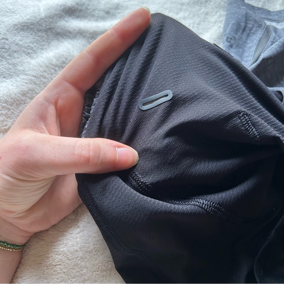 Grey Lululemon Exercise Shorts - Picture 3 of 6